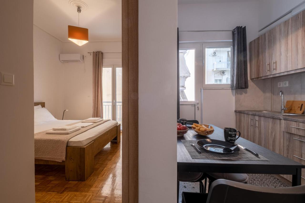 Sokos Residence, 1' Walk From Aghios Ioannis Metro 雅典 外观 照片